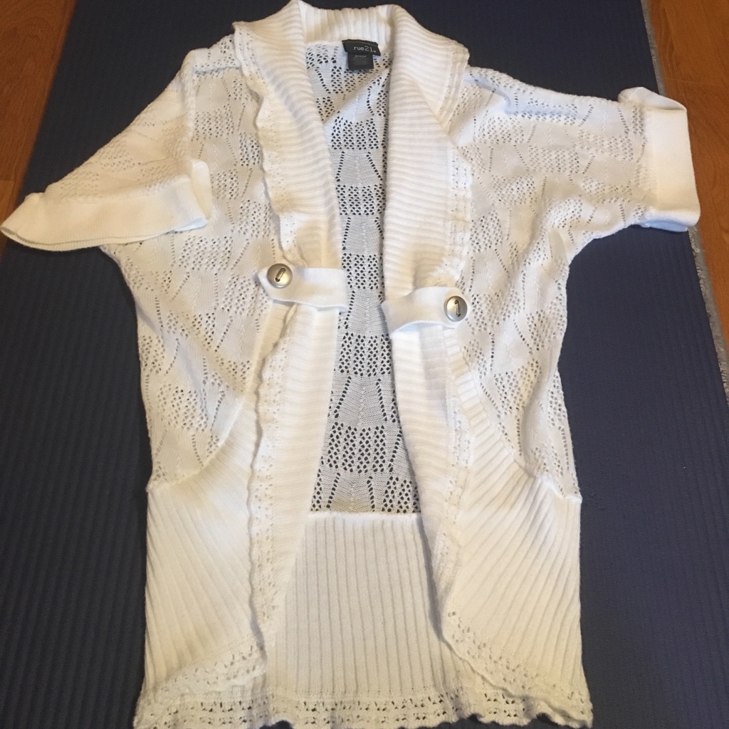 White Cardigan